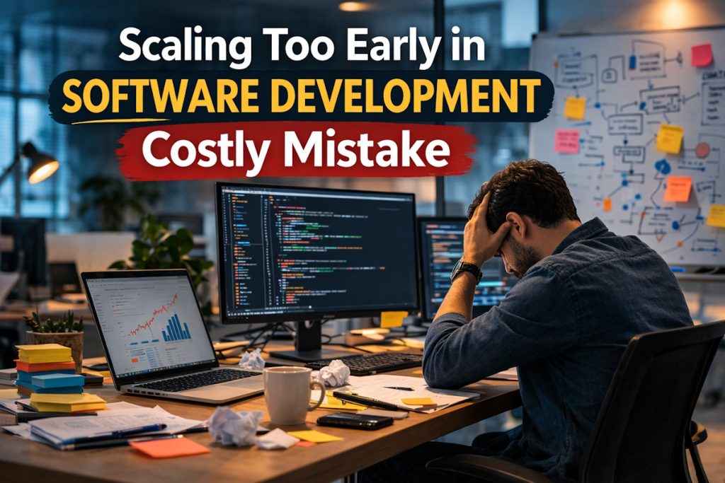 Scaling too early in software development