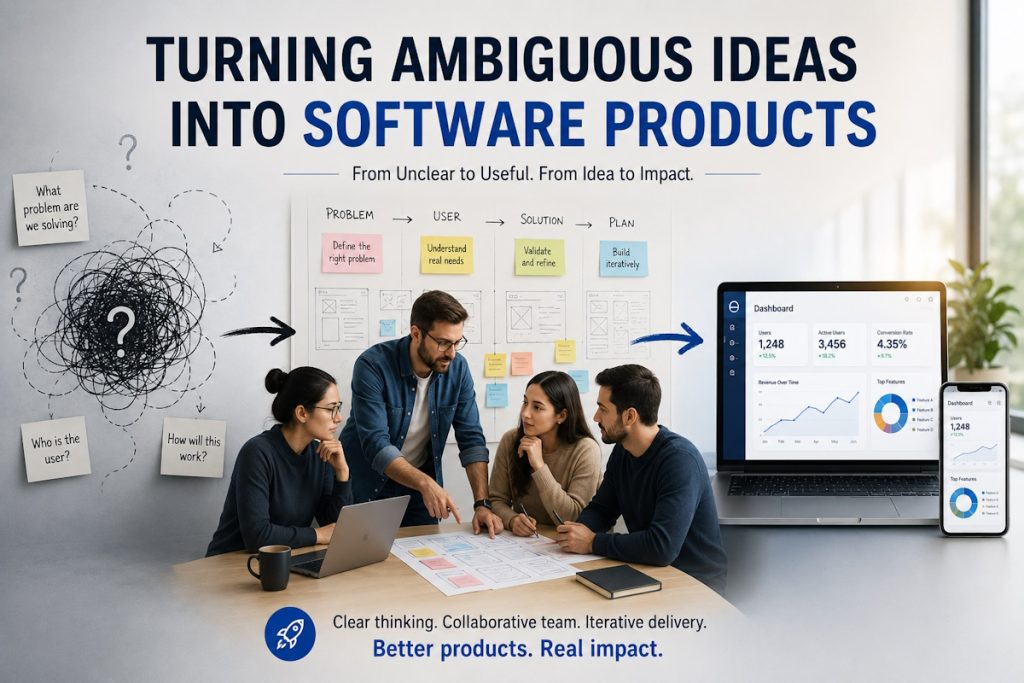 turning ideas into software products