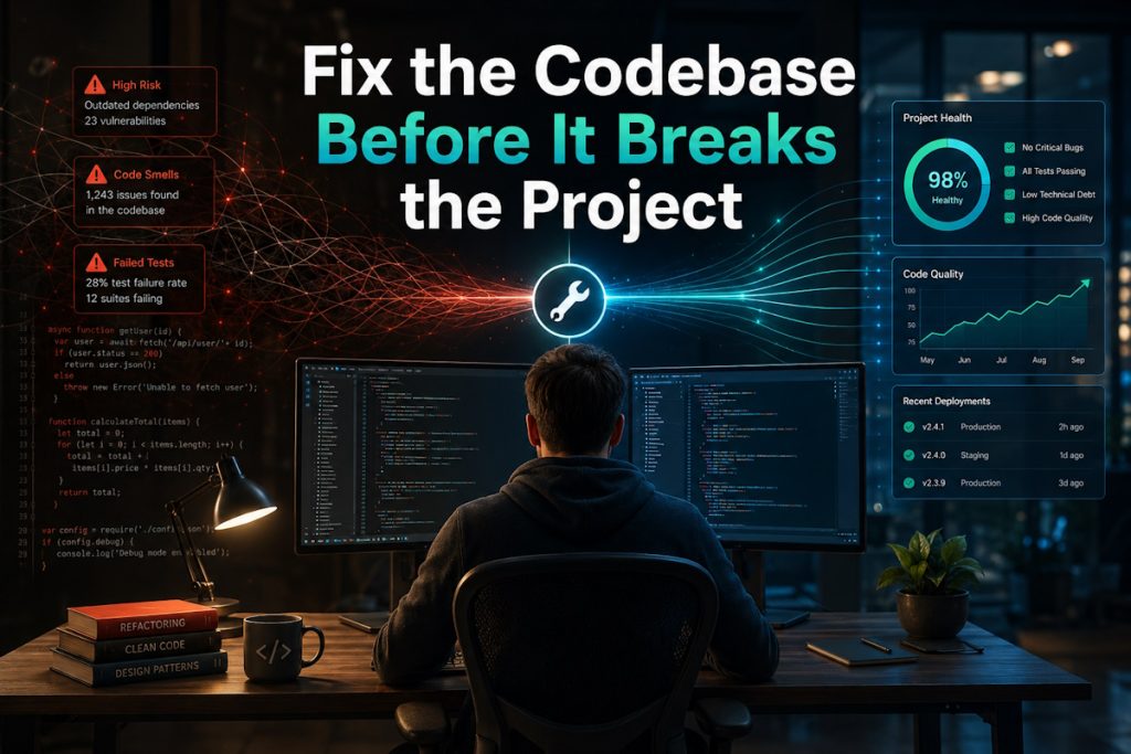 broken codebase