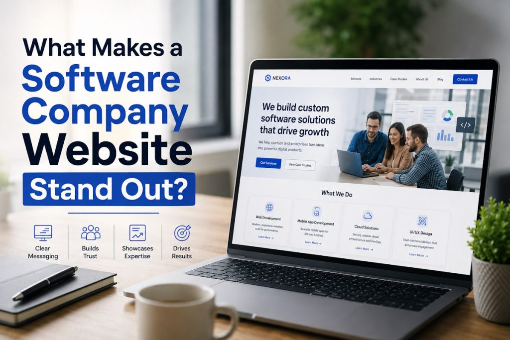 software company website